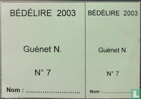 Bédélire 2003 - Guénet N.