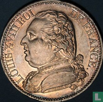 Frankrijk 5 francs 1814 (K) - Afbeelding 2