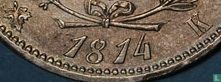 Frankrijk 5 francs 1814 (K) - Afbeelding 3