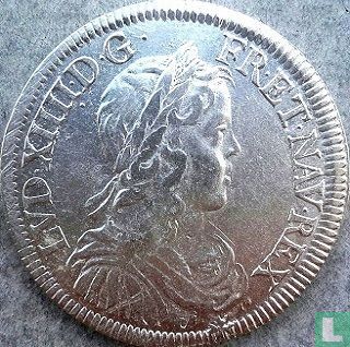 France ½ ecu 1648 (Y) - Image 2