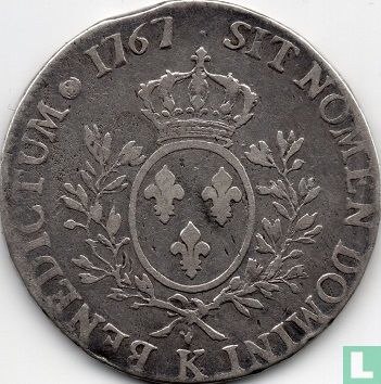 France 1 ecu 1767 (K) - Image 1