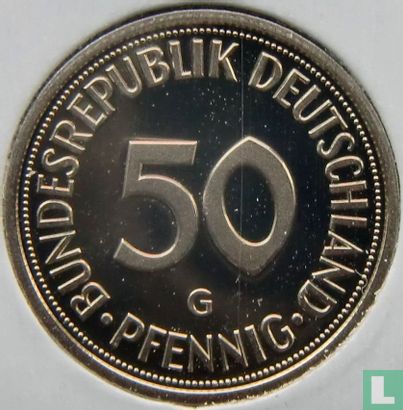 Allemagne 50 pfennig 1989 (BE - G) - Image 2