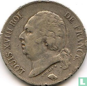 France 5 francs 1824 (M) - Image 2