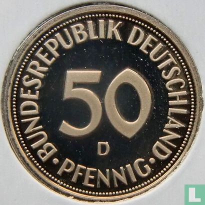 Deutschland 50 Pfennig 1989 (PP - D) - Bild 2