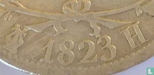 Frankrijk 5 francs 1823 (H) - Afbeelding 3