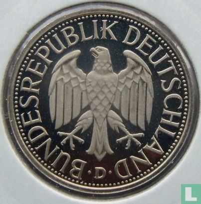 Germany 1 mark 1989 (PROOF - D) - Image 2