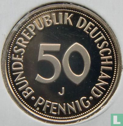 Deutschland 50 Pfennig 1989 (PP - J) - Bild 2