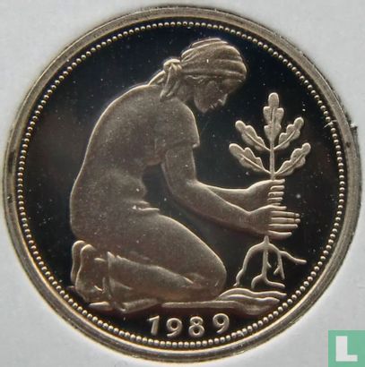 Deutschland 50 Pfennig 1989 (PP - F) - Bild 1