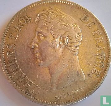 France 5 francs 1827 (L) - Image 2