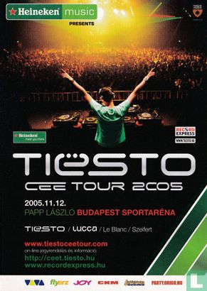 Tiësto - Cee Tour 2005 - Heineken music - Afbeelding 1