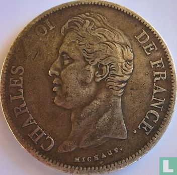 France 5 francs 1827 (BB) - Image 2