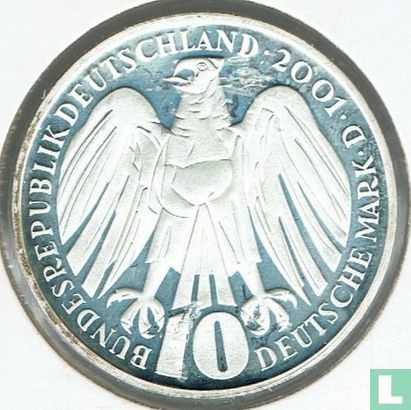 Deutschland 10 Mark 2001 (PP - D) "50 years Federal Constitutional Court" - Bild 1