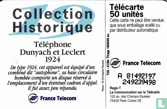Téléphone Dunyach et Leclert - Image 2