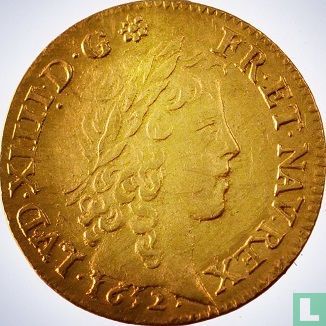 Frankrijk 1 louis d'or 1652 (A) - Afbeelding 1