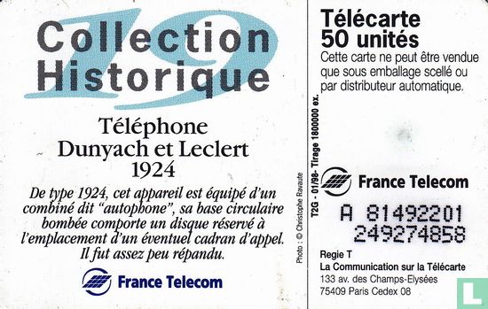 Téléphone Dunyach et Leclert - Image 2