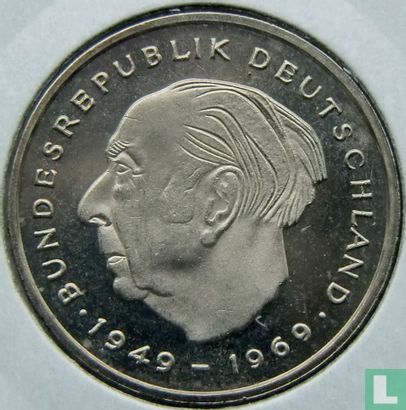 Allemagne 2 mark 1975 (J - Theodor Heuss) - Image 2