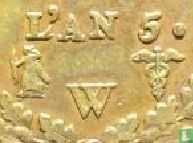 Frankrijk 5 centimes AN 5 (W) - Afbeelding 3