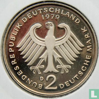 Deutschland 2 Mark 1979 (PP - D - Kurt Schumacher) - Bild 1