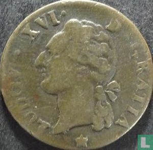 Frankrijk ½ sol 1791 (MA) - Afbeelding 2