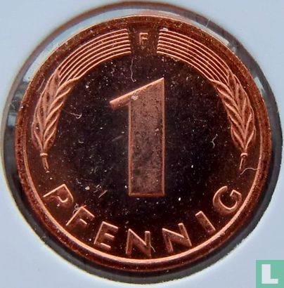 Duitsland 1 pfennig 1987 (F) - Afbeelding 2