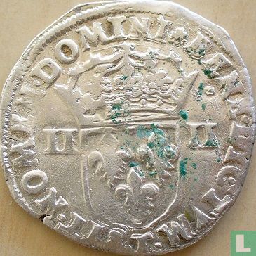 Frankrijk ¼ écu 1593 (T) - Afbeelding 2