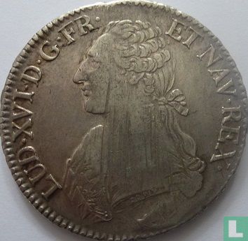 Frankrijk 1 écu 1781 (M) - Afbeelding 2