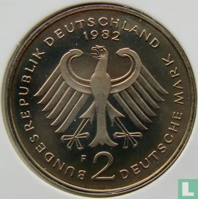 Deutschland 2 Mark 1982 (PP - F - Kurt Schumacher) - Bild 1