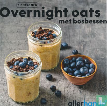 Overnight oats met bosbessen - Afbeelding 1