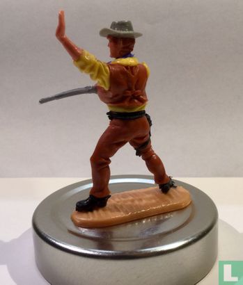 Cowboy shérif brun / jaune - Image 3