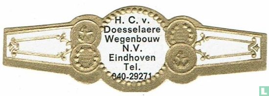 H.C. v. Doesselaere Wegenbouw N.V. Eindhoven Tel. 040-29271 - Afbeelding 1