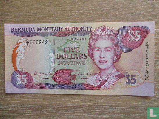 Bermuda 5 Dollars - Afbeelding 1