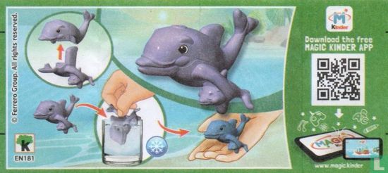 Dolfijn met jong - Afbeelding 3