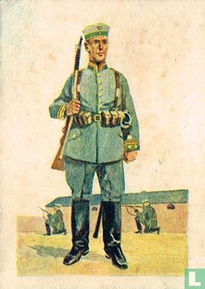 Jäger-Regiment zu Pferde Nr. 9 * Insterburg Jäger zu Pferde im Dienstanzug - Afbeelding 1