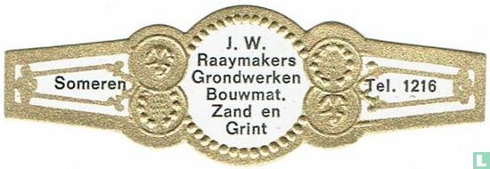 J.W. Raaymakers Grondwerken Bouwmat. Sand and gravel - Someren - Tel. 1216 - Image 1
