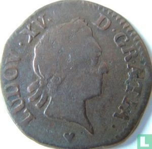Frankreich 1 Liard 1771 (BB) - Bild 2