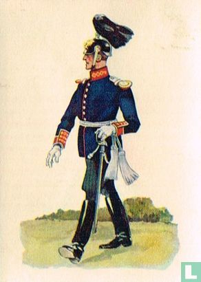 Grenadier-Rgt. König Friedrich der Große (3. Ostpr.) Nr. 4. Rastenbg. Leutnant im Paradeanzug - Afbeelding 1