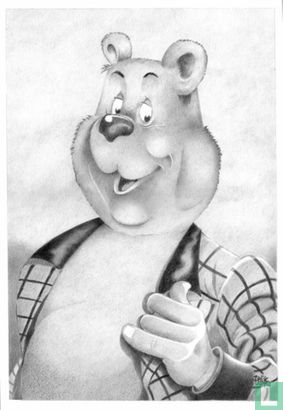 Dick Vlottes - Portret van een Heer - originele tekening - Afbeelding 1