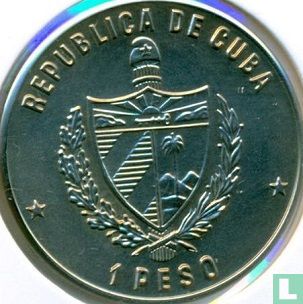 Cuba 1 peso 1977 "Antonio Maceo" - Image 2