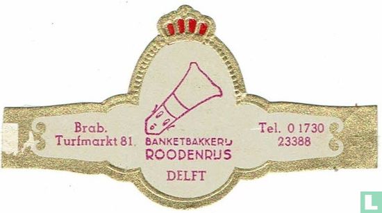 Banquet bakery Roodenrijs Delft - Brab. Turfmarkt - Tel. 01730-23388 - Image 1