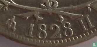 Frankrijk 5 francs 1828 (H) - Afbeelding 3