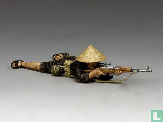Liegender liegender Viet Cong Scharfschütze - Bild 1