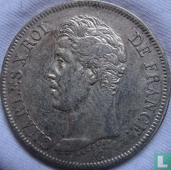 Frankrijk 5 francs 1826 (Q) - Afbeelding 2