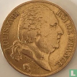 Frankrijk 20 francs 1822 (A) - Afbeelding 2