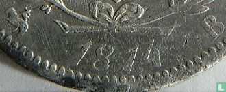Frankrijk 5 francs 1814 (LOUIS XVIII - B) - Afbeelding 3