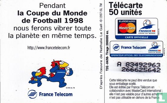 Coupe du Monde France 98  - Afbeelding 2