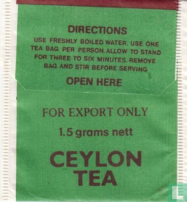 Pure Ceylon Tea Bags - Afbeelding 2