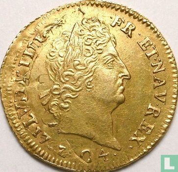 France 1 louis d'or 1704 (Y) - Image 1