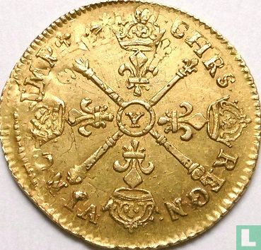 Frankrijk 1 louis d'or 1704 (Y) - Afbeelding 2