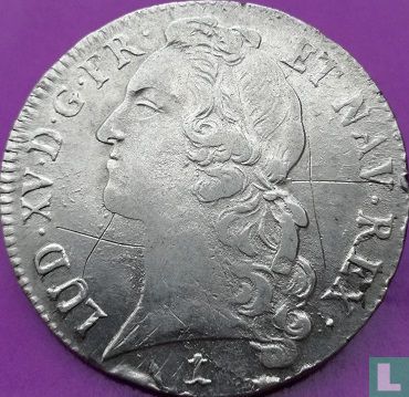 France 1 écu 1760 (N) - Image 2