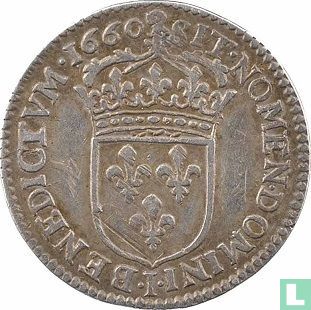 France 1/12 écu 1660 (I) - Image 1